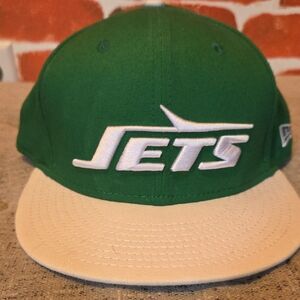 🏈RARE Classic New Era Green New York Jets Hat - One Size Fits All 🏈